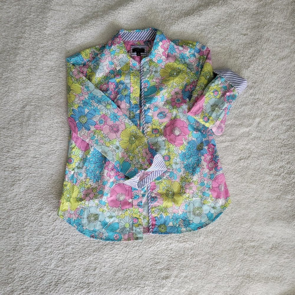 Talbots Button Down Blouse - image 1